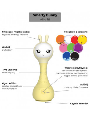 Alilo Króliczek Smarty Bunny Różowy