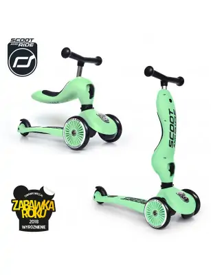 SCOOTANDRIDE Highwaykick 1 2w1 Jeździk i hulajnoga 1-5 lat Kiwi