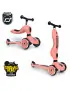 SCOOTANDRIDE Highwaykick 1 2w1 Jeździk i hulajnoga 1-5 lat Peach