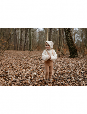 Rajstopy Teddy z szelkami Silly Silas Light Brown