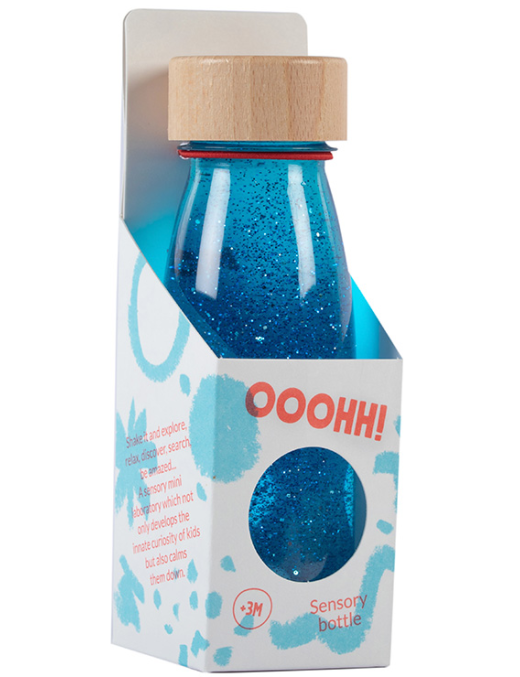 Petit Boum, Butelka sensoryczna FLOAT niebieska