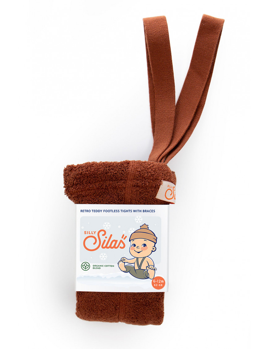 Legginsy Teddy z szelkami Silly Silas Cianamonn