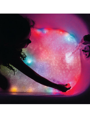 Glo Pals, Postać do kąpieli - zestaw z dwiema kostkami sensorycznymi świecącymi w wodzie Sammy