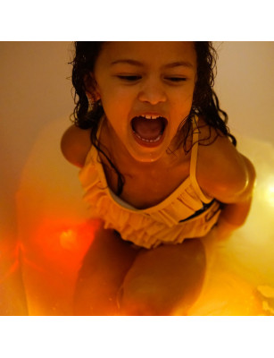 Glo Pals, Kostki sensoryczne świecące w wodzie - zabawka kąpielowa Abby