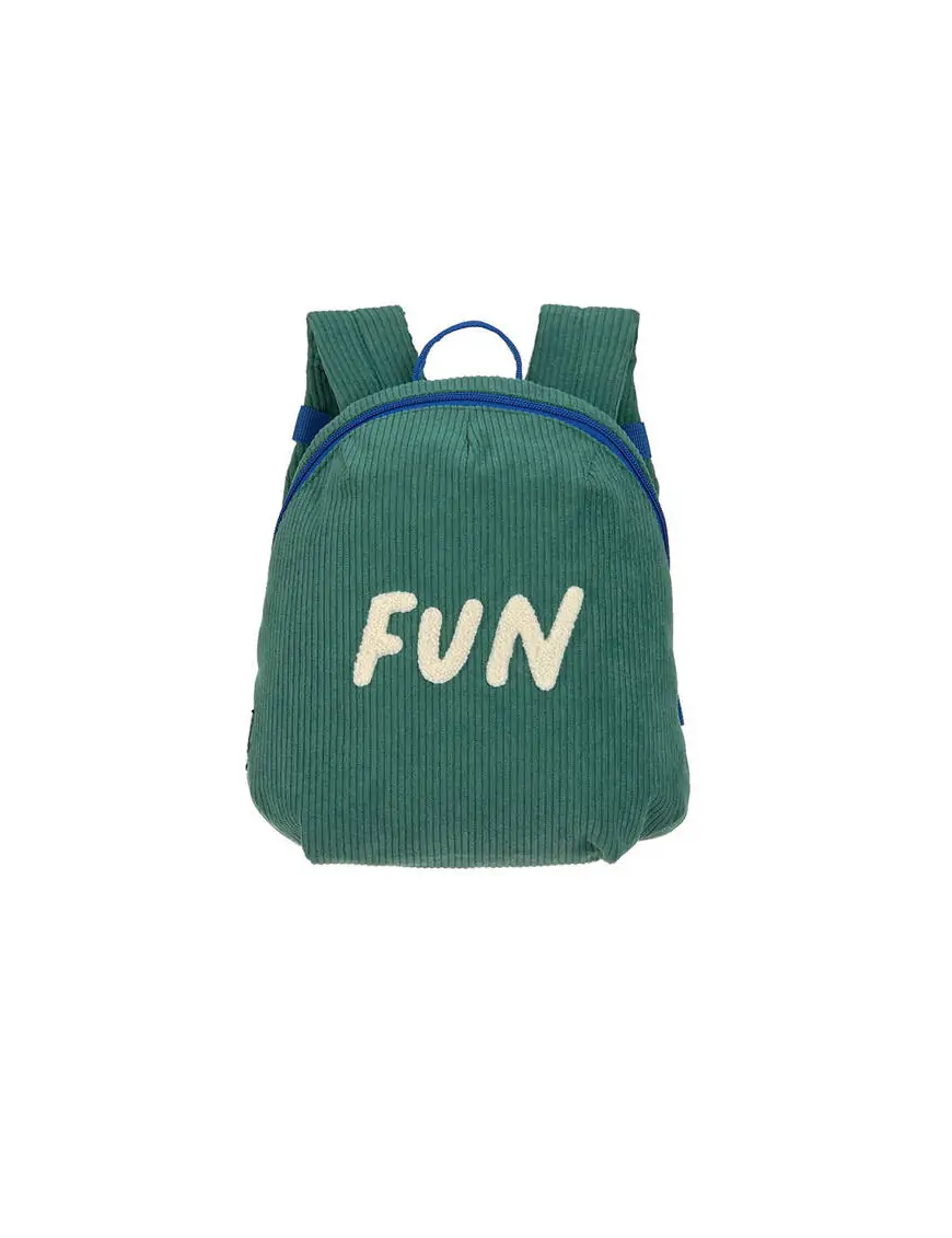 Lassig Plecak mini sztruks Little Gang Fun ocean green
