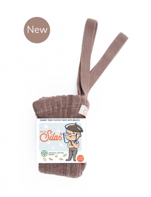Rajstopy Granny z szelkami Silly Silas Granola