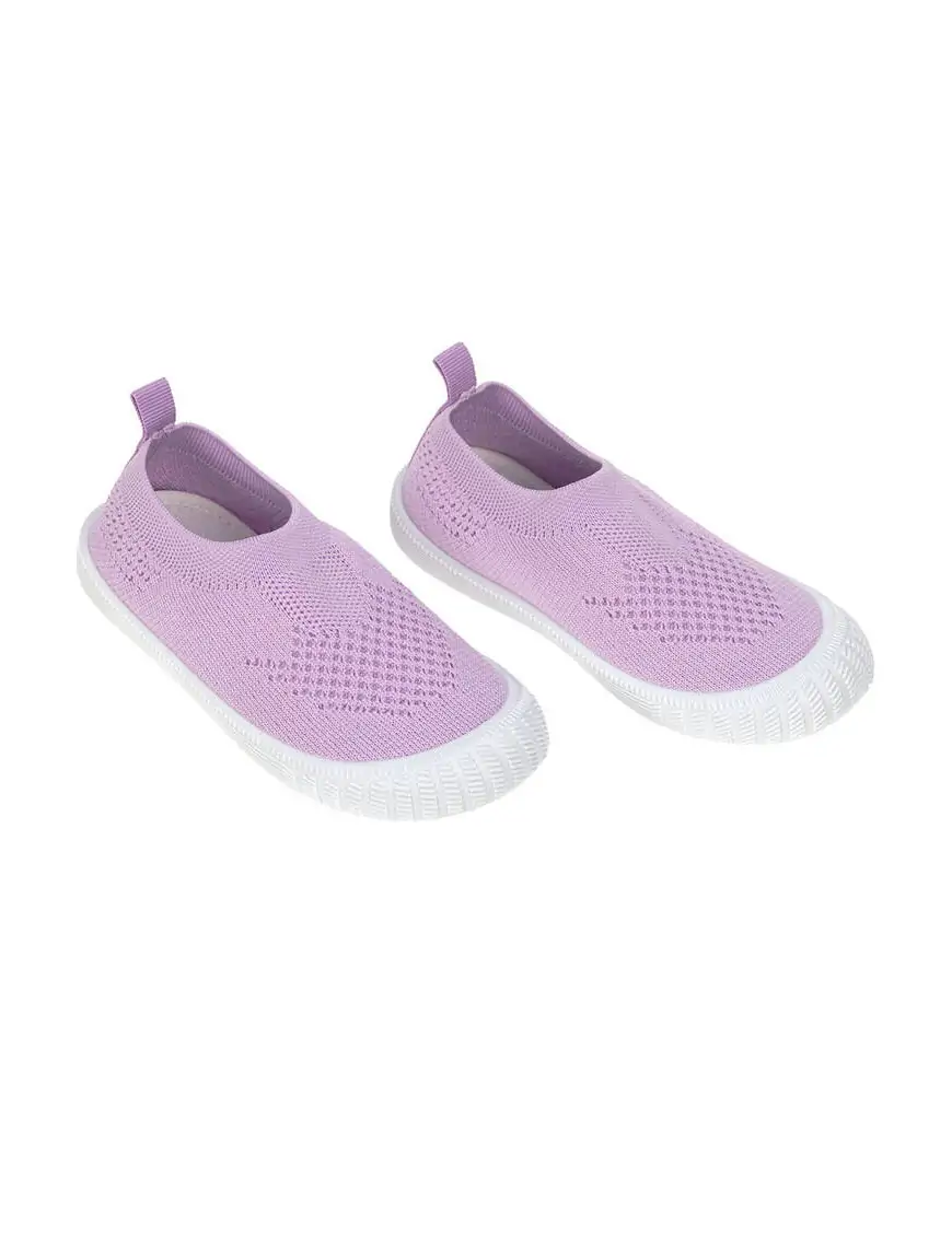 Lassig Ultrawygodne elastyczne trampki dziecięce z antypoślizgową podeszwą Splash & Fun lilac