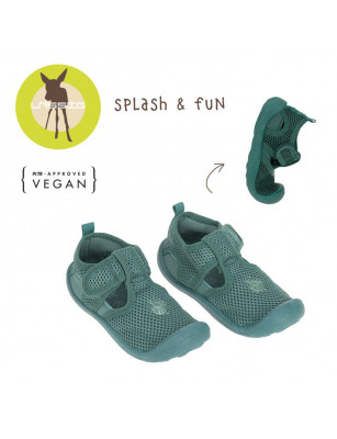 Lassig Sandałki do wody i na plażę Splash & Fun green