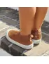 Lassig Ultrawygodne elastyczne trampki dziecięce z antypoślizgową podeszwą Splash & Fun caramel