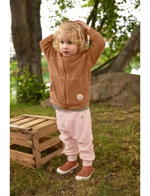 Lassig Ultrawygodne elastyczne trampki dziecięce z antypoślizgową podeszwą Splash & Fun caramel