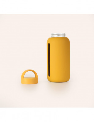 Szklana butelka do monitorowania nawodnienia Day Bottle BINK Mustard