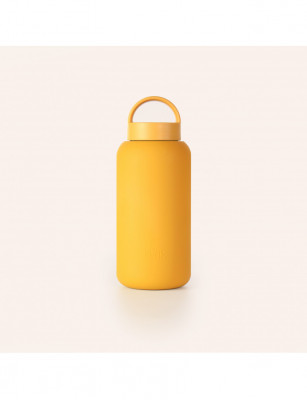Szklana butelka do monitorowania nawodnienia Day Bottle BINK Mustard