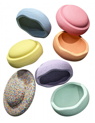 Stapelstein, Obiekty do zabawy ruchowej 6+1 Orginal Super Confetti
