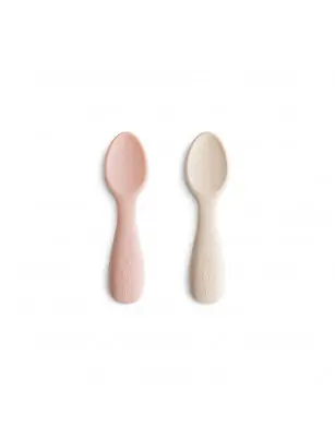 Mushie Łyżeczki Startowe dla Malucha – 2-pak Blush