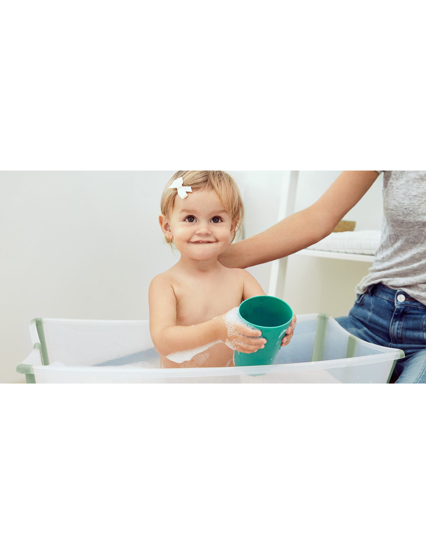 Stokke® Składana wanienka Flexi Bath® Transparent Blue Stokke® Składana wanienka Flexi Bath® Transparent Blue