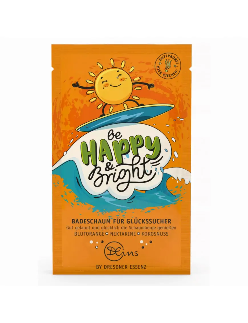 Be happy & bright - pianka do kąpieli 60g - Dresdner Essenz