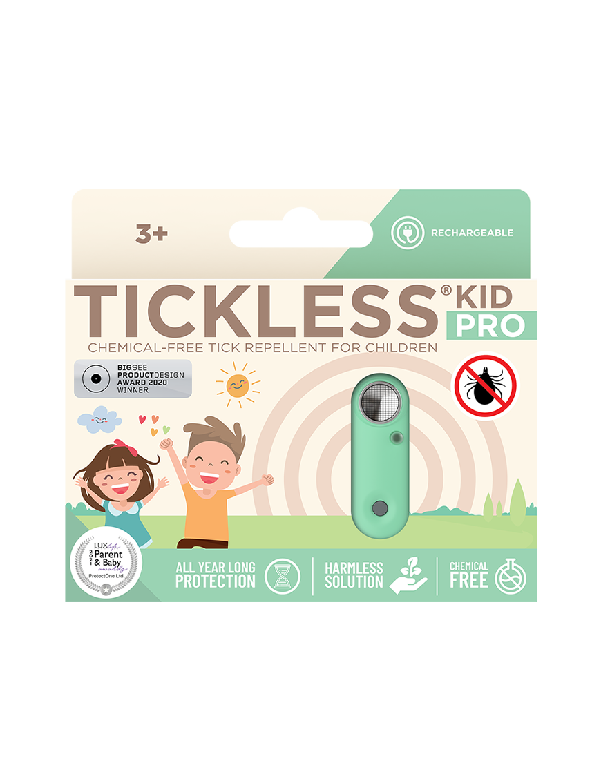 Ultradźwiękowa ochrona przed kleszczami - Tickless Kid Pro MENTHA GREEN