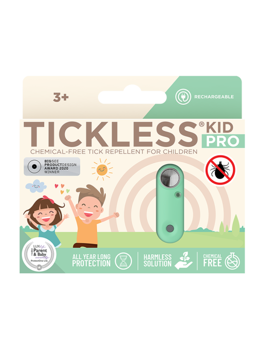 Ultradźwiękowa ochrona przed kleszczami - Tickless Kid Pro MENTHA GREEN