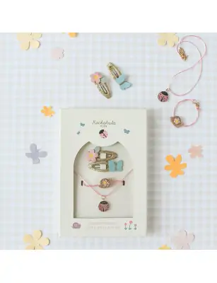 Rockahula Kids biżuteria dla dziewczynki zestaw Garden Friends
