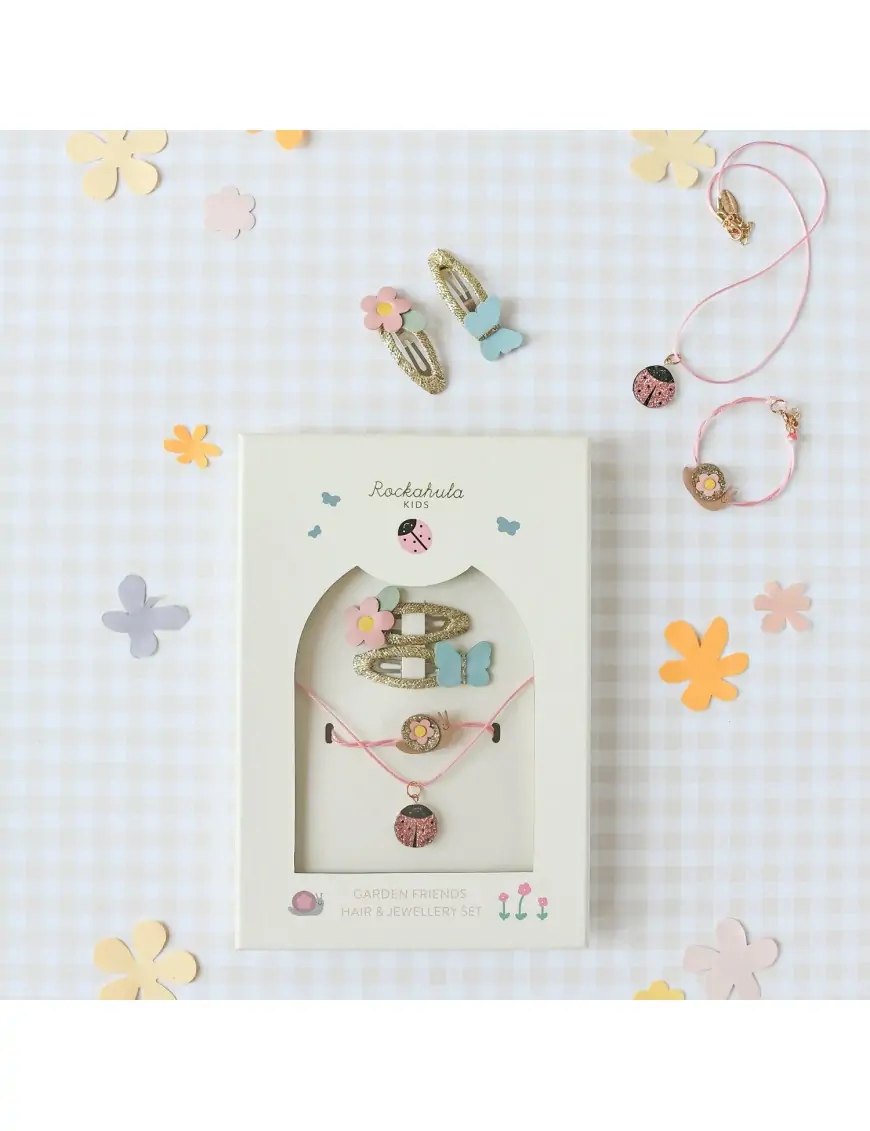 Rockahula Kids biżuteria dla dziewczynki zestaw Garden Friends