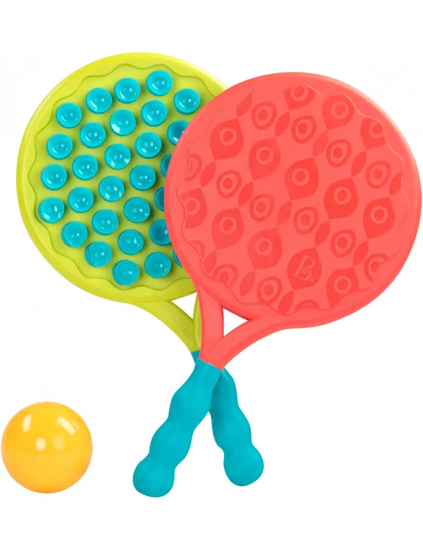 Paddle Popper – dwustronne rakietki z piłeczką B. Toys