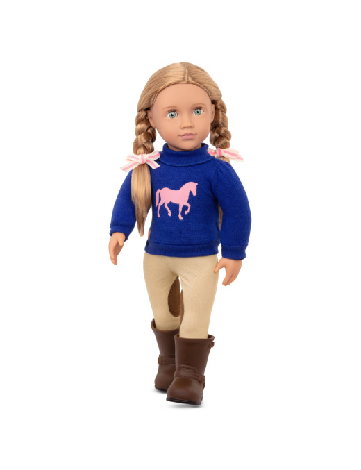 Lalka MONTANA FAYE 46 cm – dżokejka z warkoczami Our Generation