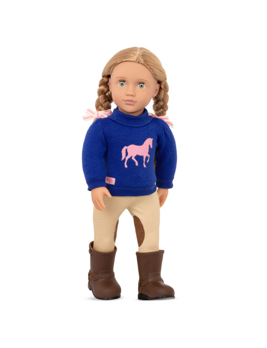 Lalka MONTANA FAYE 46 cm – dżokejka z warkoczami Our Generation