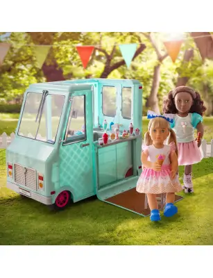 Ciężarówka z lodami i wyposażeniem – SWEET STOP ICE CREAM TRUCK Our Generation