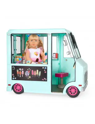 Ciężarówka z lodami i wyposażeniem – SWEET STOP ICE CREAM TRUCK Our Generation