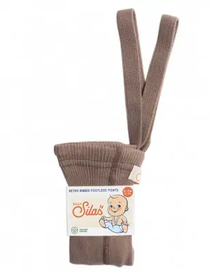 Legginsy z organicznej bawełny z szelkami Beige, Silly Silas