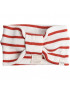 Elastyczna opaska z bawełny i jedwabiu Bi, Minimalisma Poppy Stripes