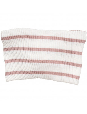 Elastyczna opaska z bawełny i jedwabiu Bi, Minimalisma Dusty Stripes