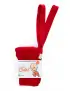 Rajstopy z organicznej bawełny z szelkami Silly Silas Red