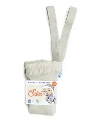 Wełniane legginsy z szelkami Silly Silas Cream