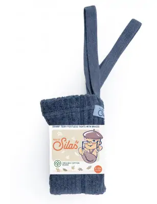 Legginsy Granny z szelkami Silly Silas Blue