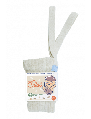 Legginsy Granny z szelkami Silly Silas Cream