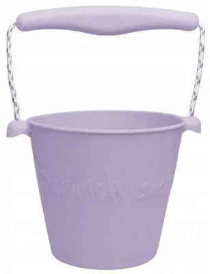 Składane wiaderko do wody i piasku Scrunch Bucket - Lila