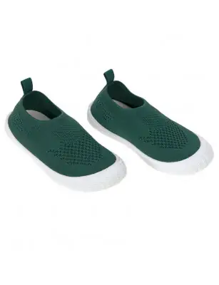 Lassig Ultrawygodne elastyczne trampki dziecięce z antypoślizgową podeszwą Splash & Fun green