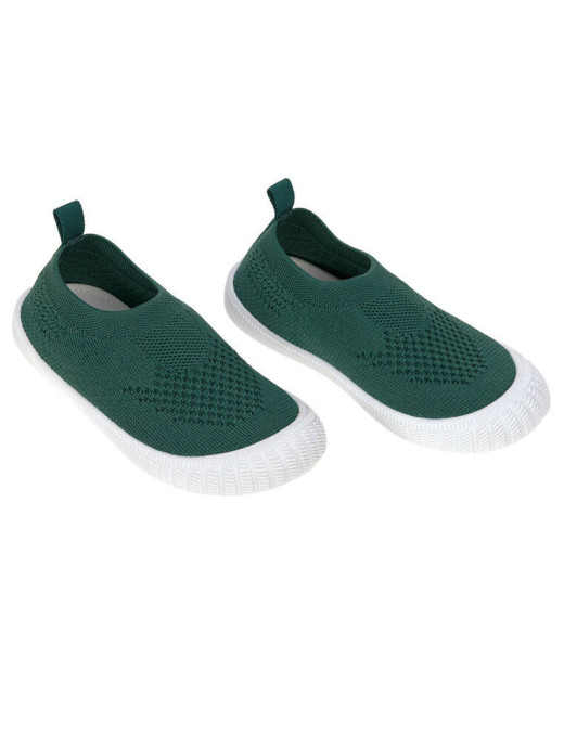 Lassig Ultrawygodne elastyczne trampki dziecięce z antypoślizgową podeszwą Splash & Fun green
