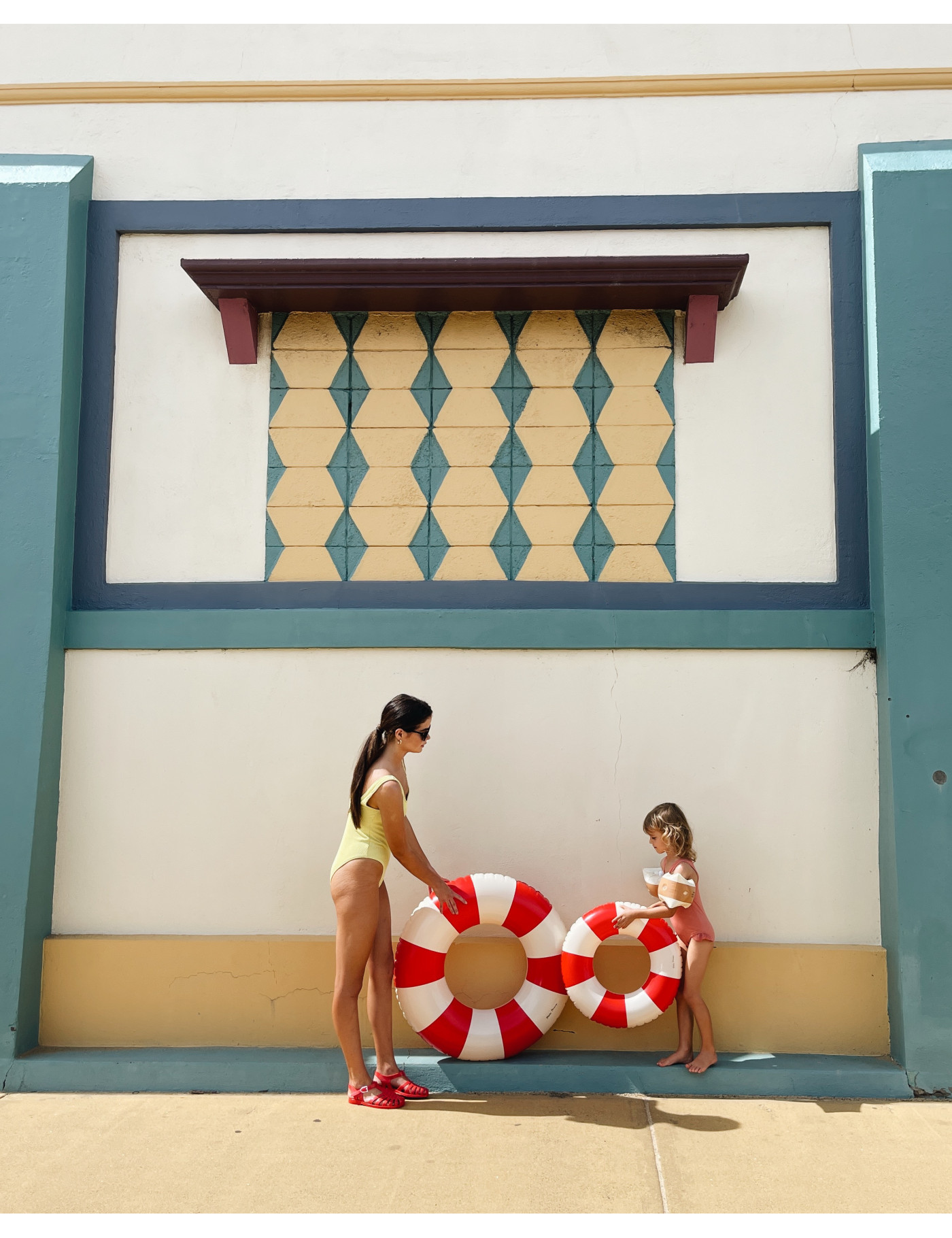 Dmuchane koło do pływania 45 cm Signal Petit Pommes