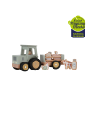 Little Dutch Traktor z przyczepą Little Farm FSC Little Dutch Traktor z przyczepą Little Farm FSC