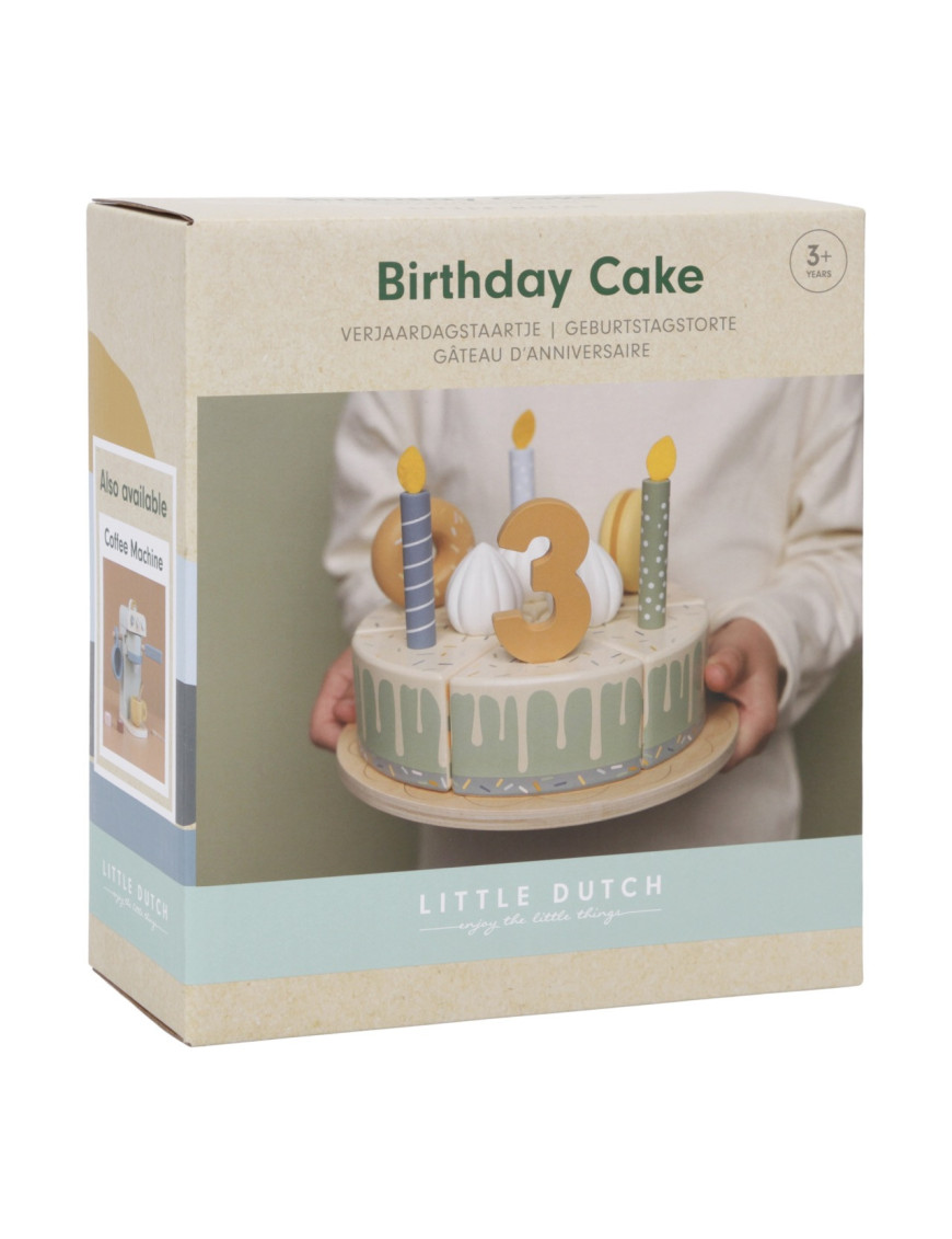 Little Dutch - Drewniany torcik niebiesk Little Dutch - Drewniany torcik niebiesk