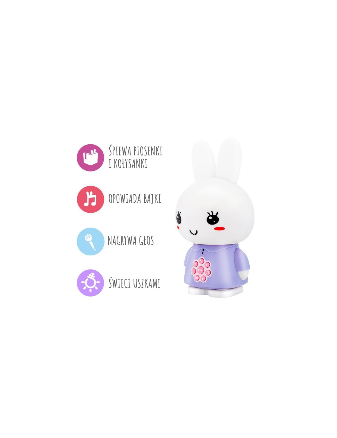 Alilo Króliczek Honey Bunny G6 - jasny niebieski