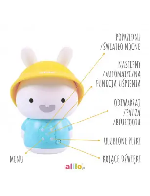 Alilo Króliczek Baby Bunny G9S+ - niebieski