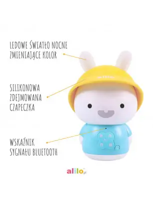 Alilo Króliczek Baby Bunny G9S+ - niebieski