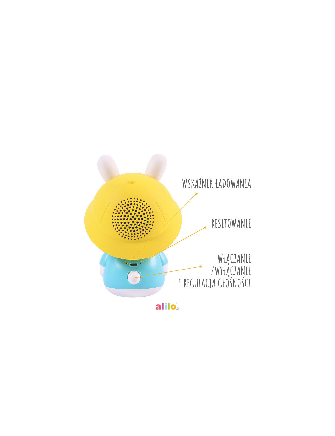 Alilo Króliczek Baby Bunny G9S+ - niebieski Alilo Króliczek Baby Bunny G9S+ - niebieski
