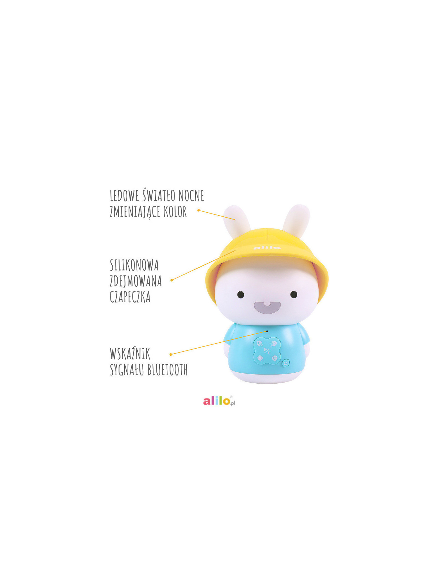 Alilo Króliczek Baby Bunny G9S+ - różowy