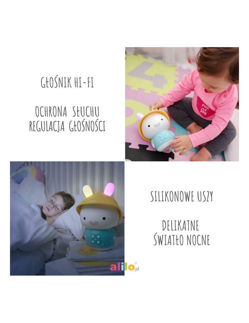 Alilo Króliczek Baby Bunny G9S+ - różowy