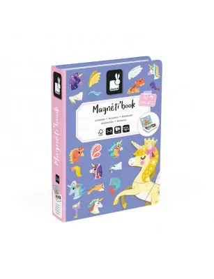 Magnetyczna układanka Jednorożec Magnetibook 3-8 lat, Janod