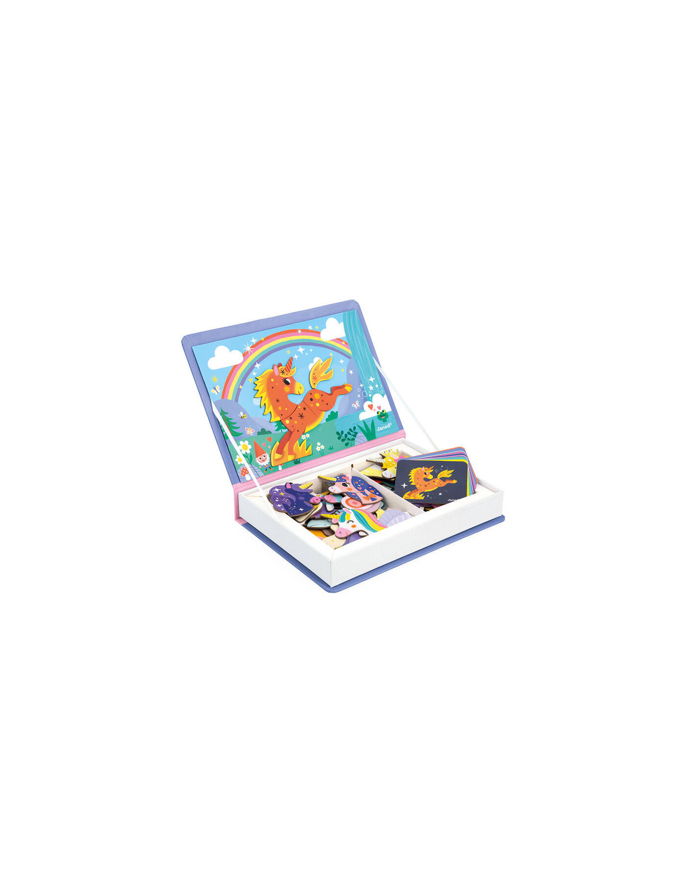 Magnetyczna układanka Jednorożec Magnetibook 3-8 lat, Janod